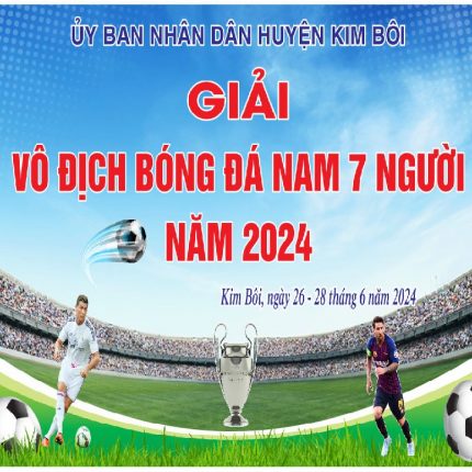 Giải Vô địch bóng đá nam 7 người huyện Kim Bôi năm 2024